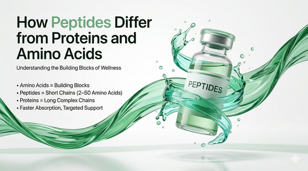 How Peptides Differ from Proteins and Amino Acids